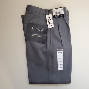 NEW Arrow Grey School Uniform | Dress Pants 23x24 Size 10